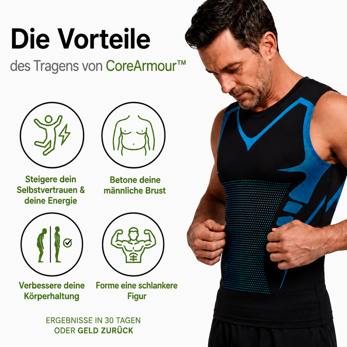 CoreArmour™ | Spüre die Kraft von Selbstvertrauen, Form & Kontrolle
